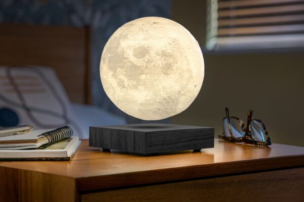 G019BK Smart Moon Lamp Black on desk