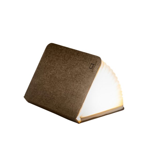 Gingko smart mini book light in coffee part opened no background