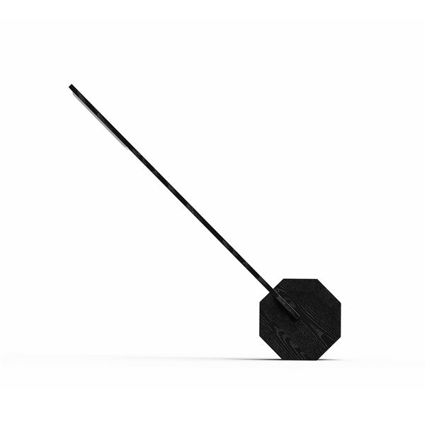 Gingko Octagon one desk lamp in Black - No background