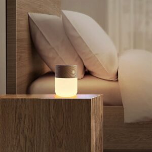 Gingko Smart Diffuser Lamp in bedroom