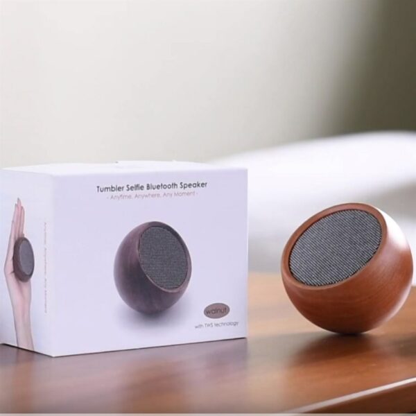 Gingko Tumbler Selifie Speaker with packaging