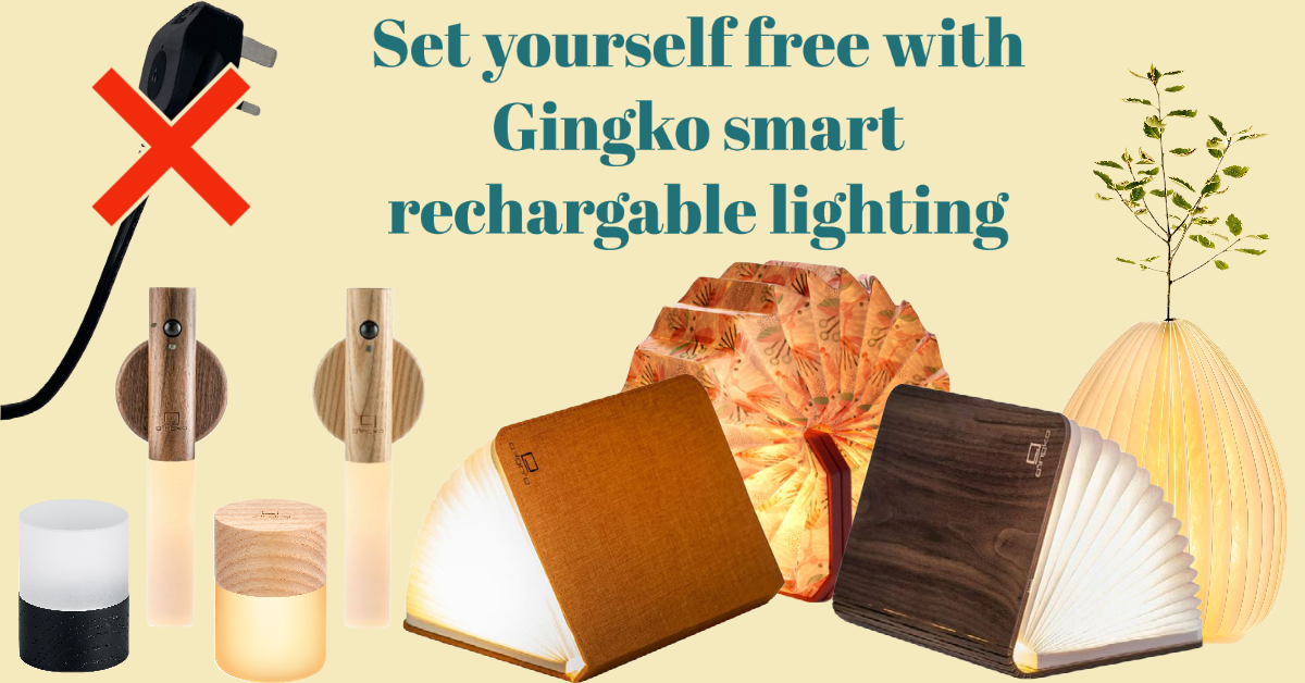 Set yourself free with Gingko portable lighting