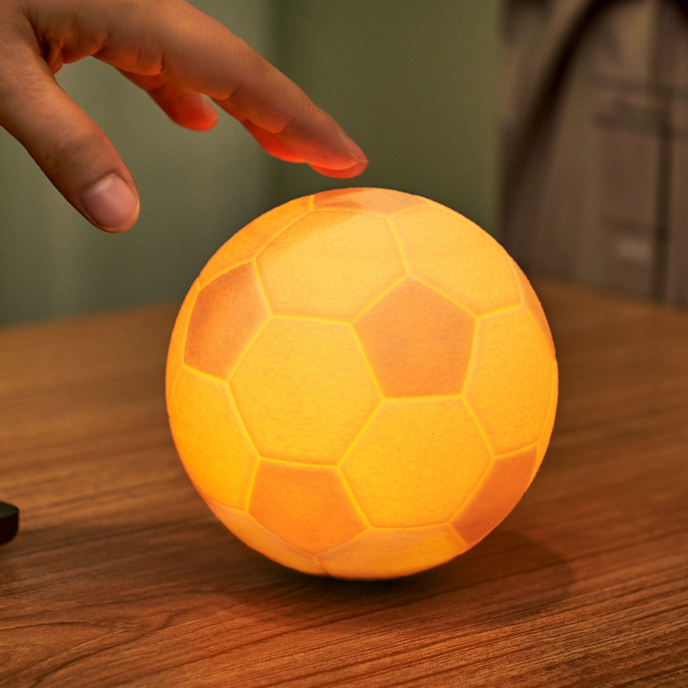 Gingko Mini Football Lamp with hand