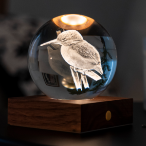 Kingfisher Glass Night Light