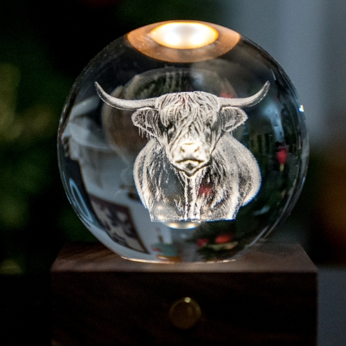 3D Highland Cow Desk Accessory